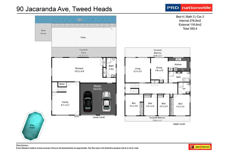 Floorplan of Homely house listing, 90 Jacaranda Ave, Tweed Heads West NSW 2485