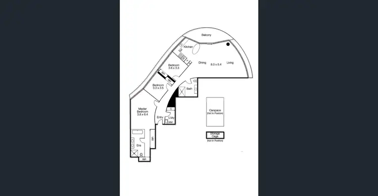 Floorplan of Homely apartment listing, 413/576 St Kilda Road, Melbourne VIC 3004