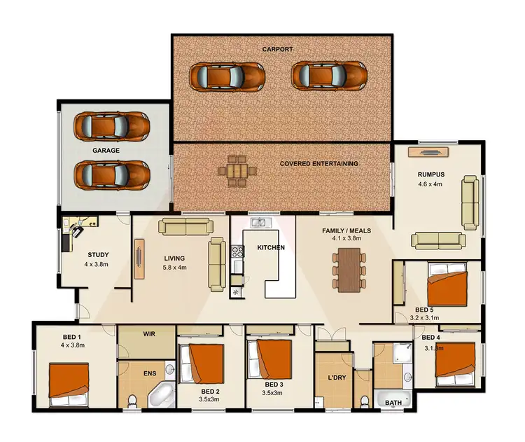 Floorplan of Homely house listing, 28 James Street, Crestmead QLD 4132