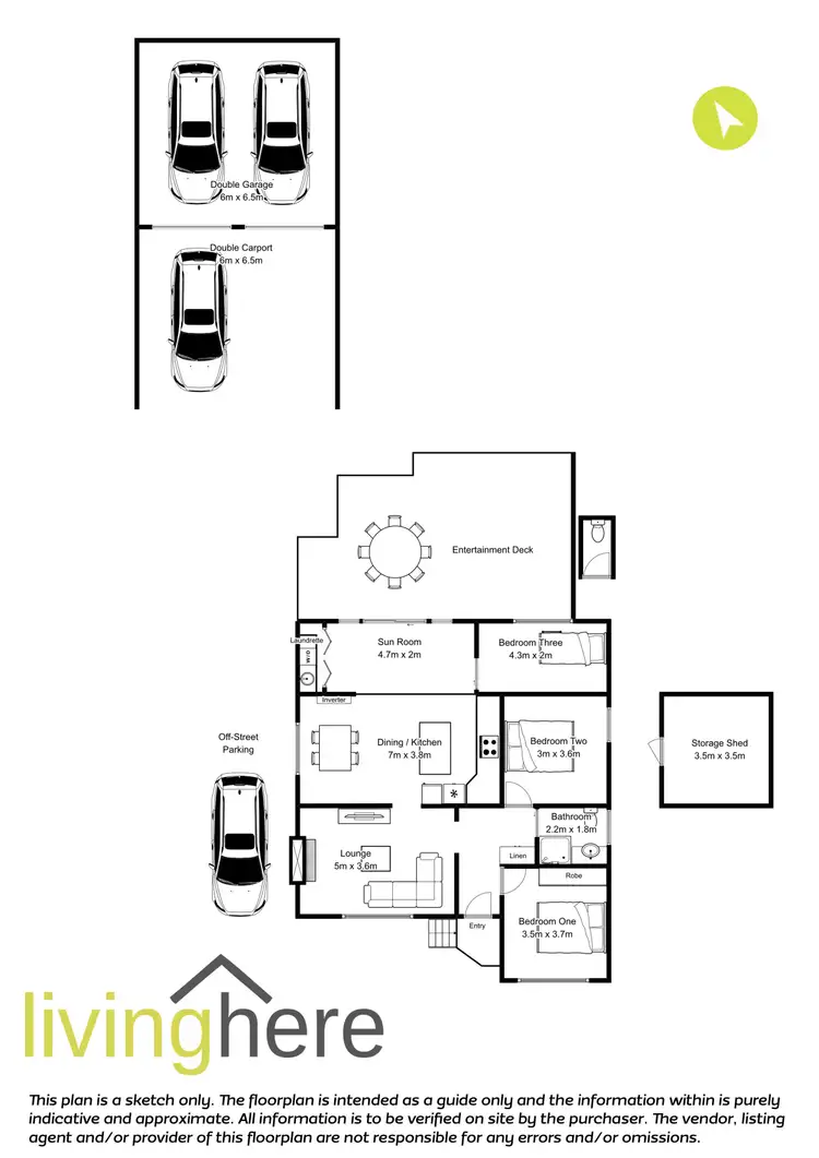 Floorplan of Homely house listing, 3 Raglan Street, Youngtown TAS 7249