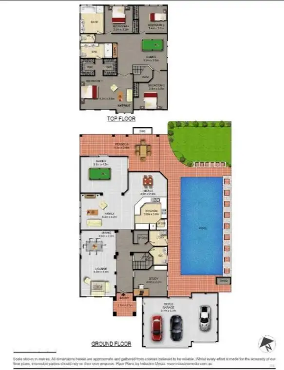 Floorplan of Homely house listing, 6 Flannan Court, Kellyville NSW 2155