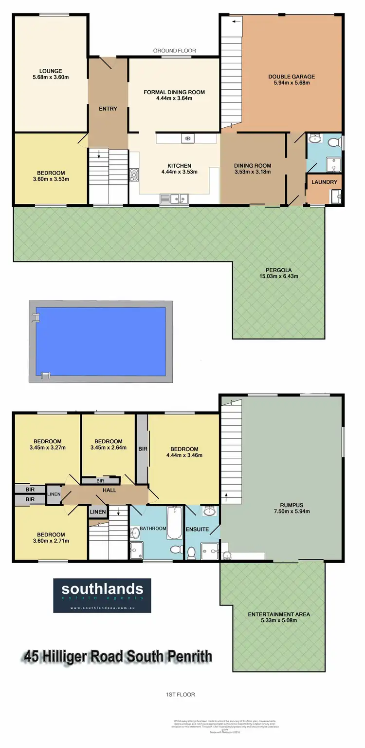 Floorplan of Homely house listing, 45 Hilliger Road, South Penrith NSW 2750
