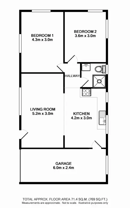 Floorplan of Homely block of units listing, 1, 2 and 3/102 Stockton Street, Nelson Bay NSW 2315