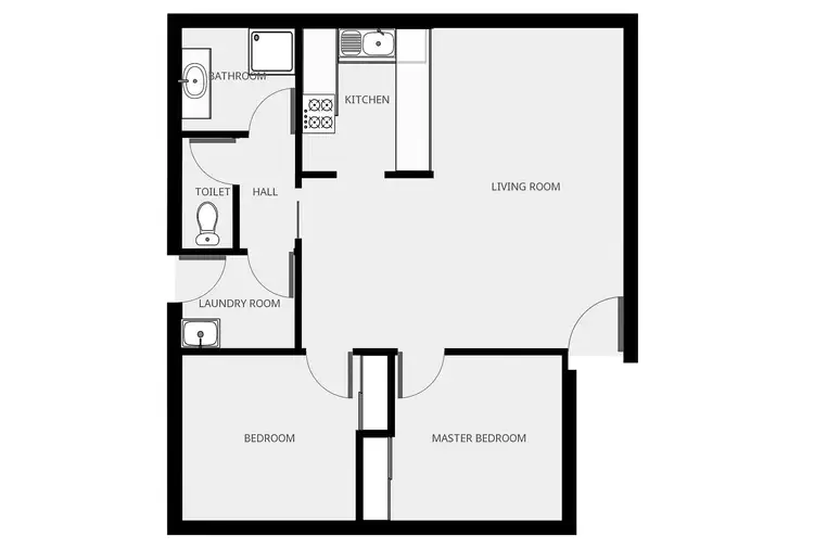 Floorplan of Homely unit listing, 4/76 Riverside Avenue, Mildura VIC 3500