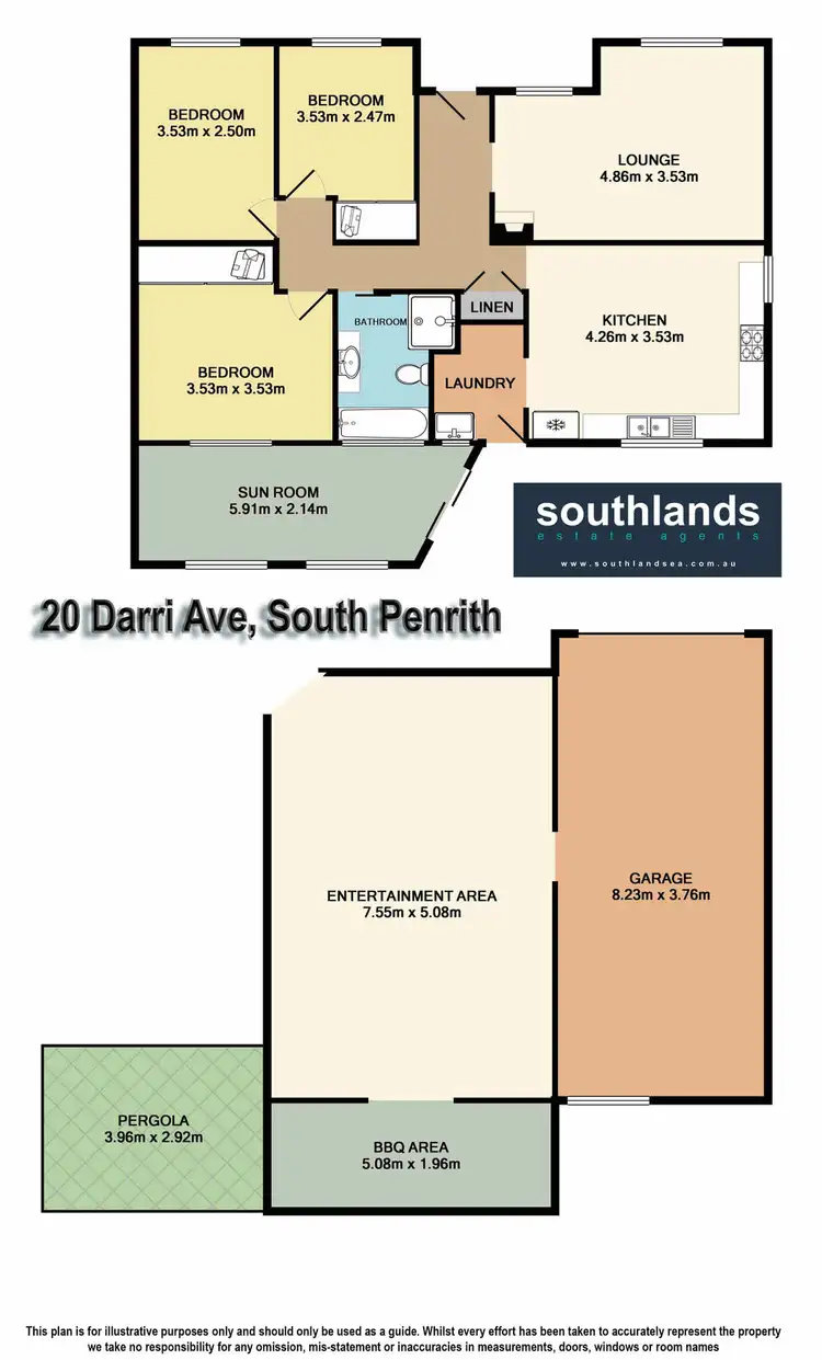 Floorplan of Homely house listing, 20 Darri Avenue, South Penrith NSW 2750