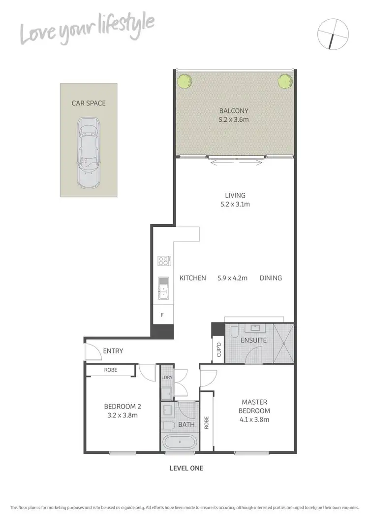 Floorplan of Homely apartment listing, 34/68 Princes Highway, St Peters NSW 2044