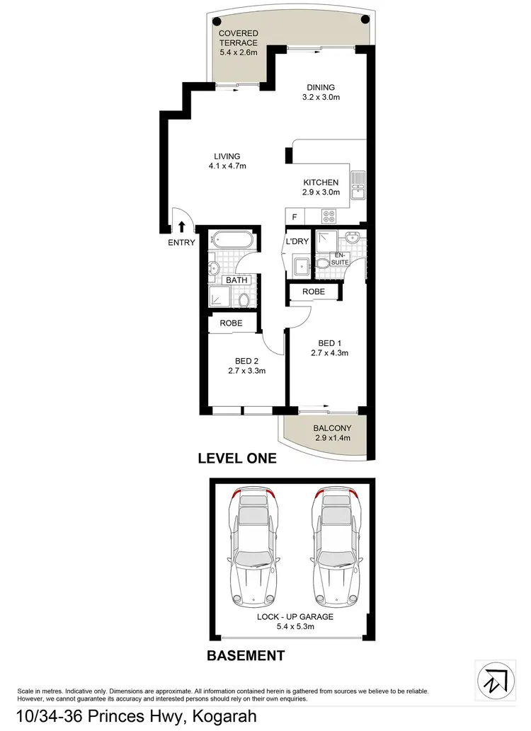 Floorplan of Homely apartment listing, 10/34-36 Princes Highway, Kogarah NSW 2217