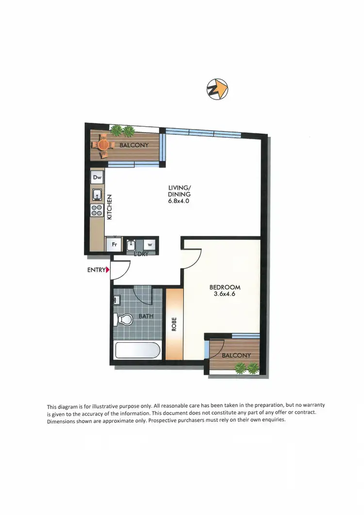 Floorplan of Homely apartment listing, 5/11 Norton Avenue, Rose Bay NSW 2029