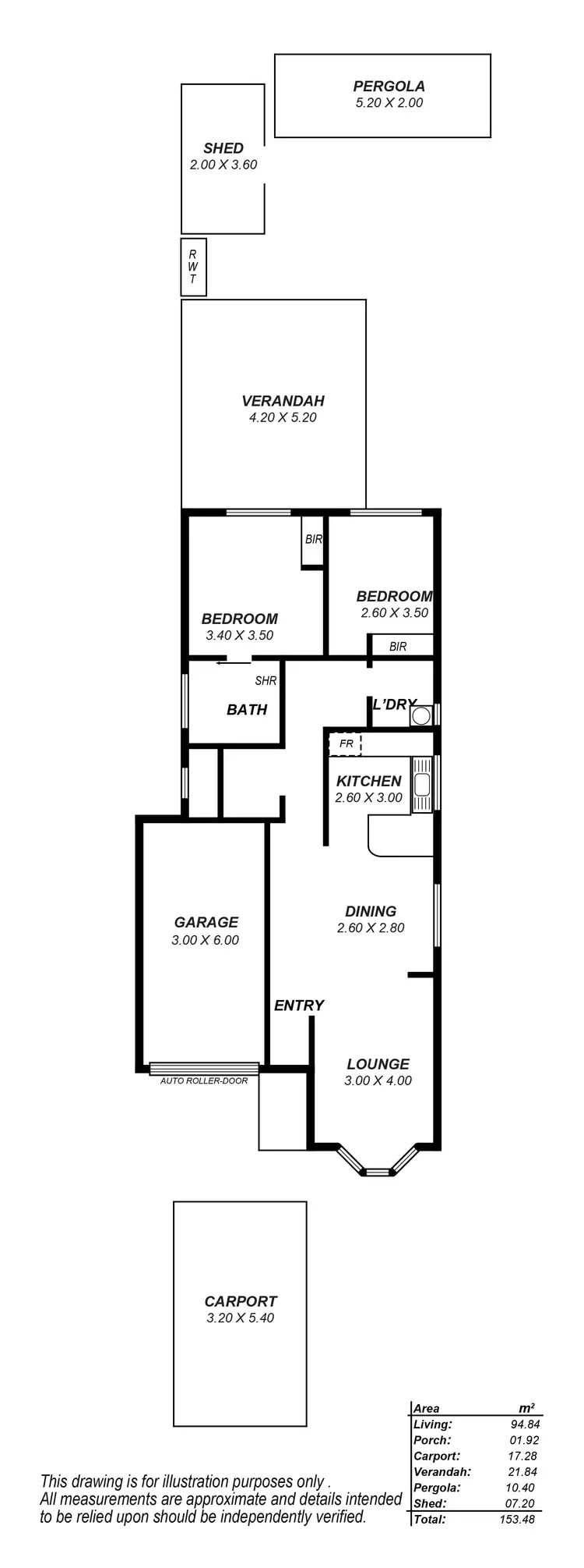 Floorplan of Homely unit listing, 2/10 Perez Avenue, Salisbury SA 5108