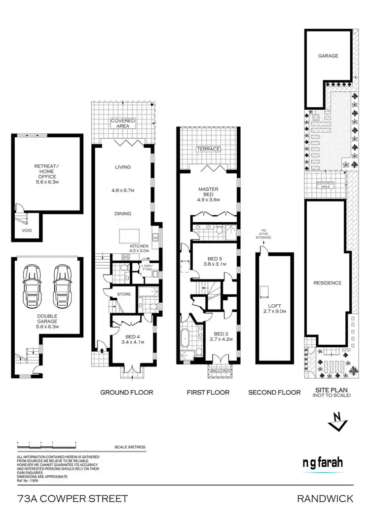 Floorplan of Homely house listing, 73A Cowper Street, Randwick NSW 2031