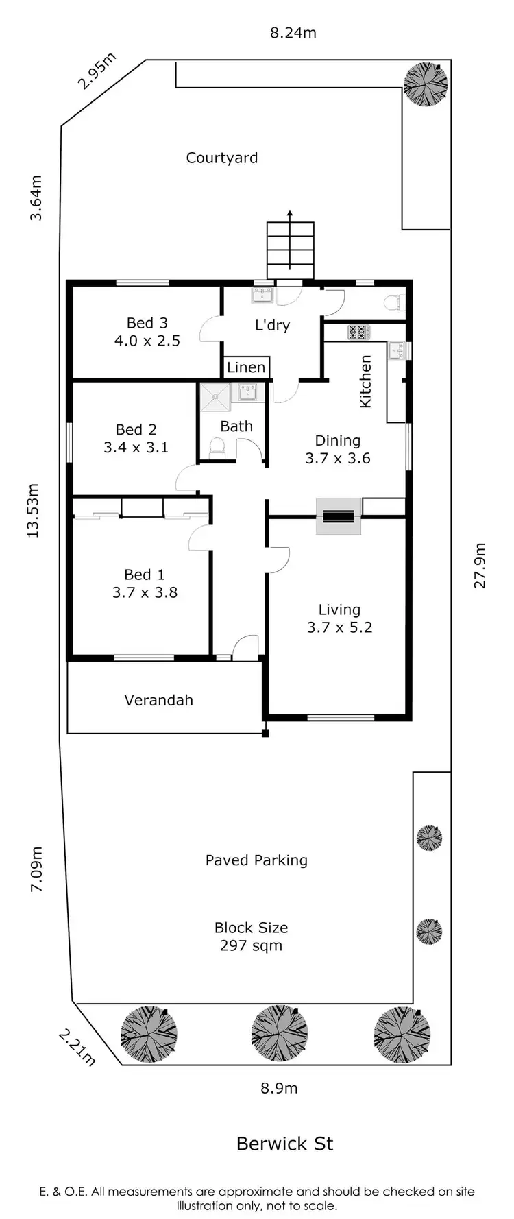 Floorplan of Homely house listing, 151 Berwick Street, Victoria Park WA 6100