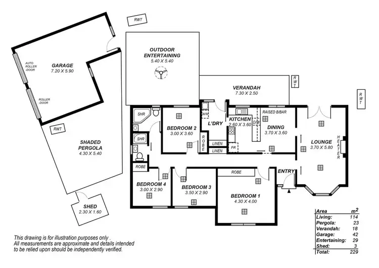 Floorplan of Homely house listing, 1 Hale Avenue, Hawthorn SA 5062