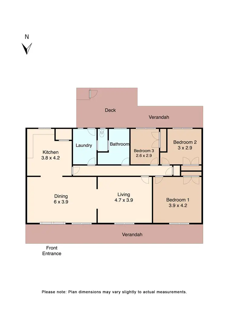 Floorplan of Homely house listing, 2334 Glenelg Highway, Scarsdale VIC 3351