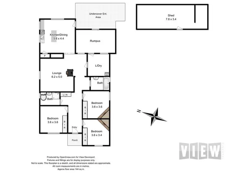 Floorplan of Homely house listing, 21 Forth Road, Turners Beach TAS 7315