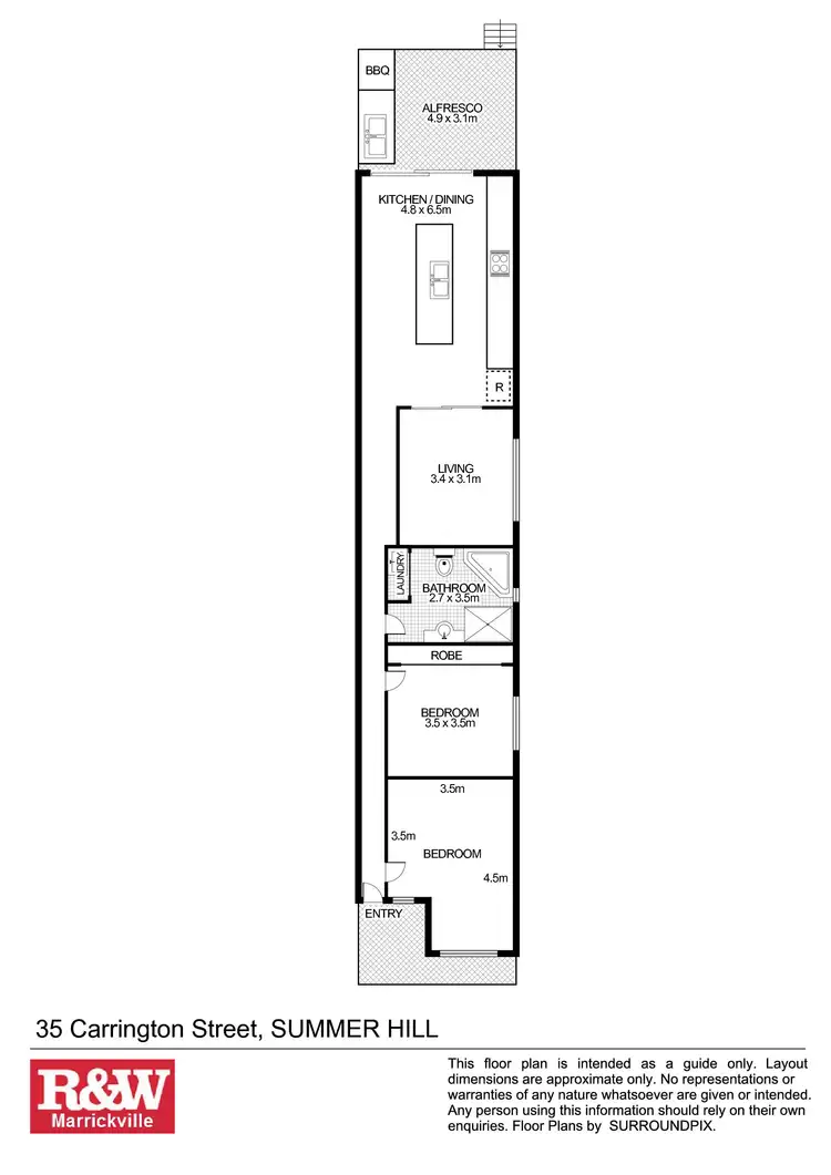 Floorplan of Homely house listing, 35 Carrington Street, Summer Hill NSW 2130
