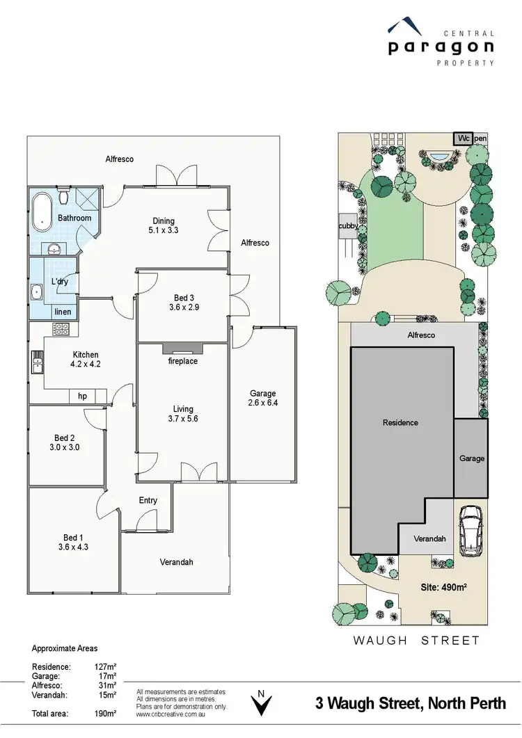 Floorplan of Homely house listing, 3 Waugh Street, North Perth WA 6006