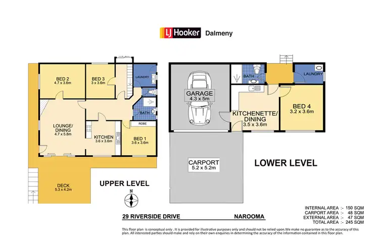 Floorplan of Homely house listing, 29 Riverside Drive, Narooma NSW 2546