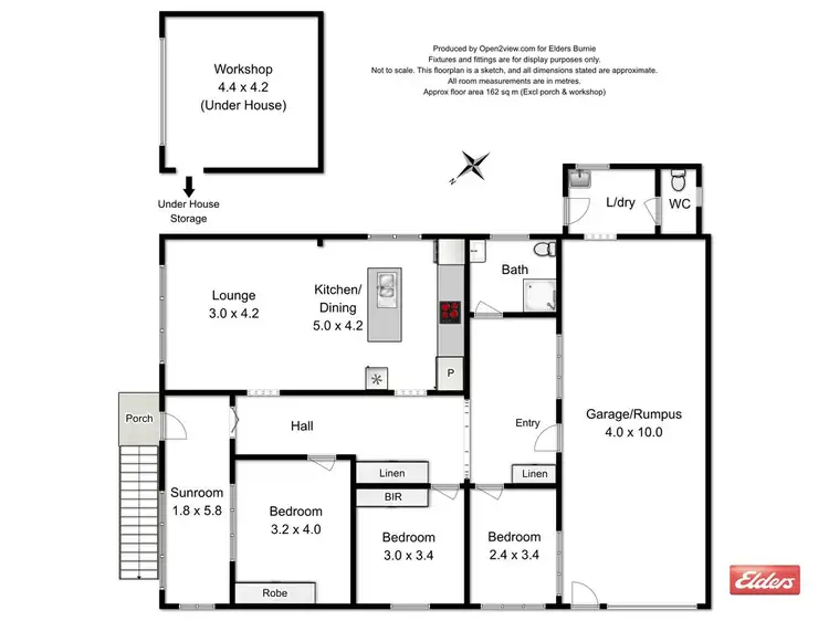 Floorplan of Homely house listing, 111 West Park Grove, Park Grove TAS 7320