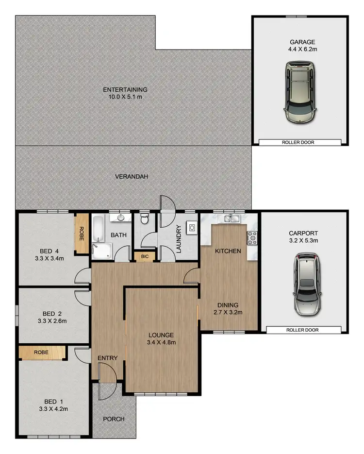 Floorplan of Homely house listing, 41 Limbert Avenue, Seacombe Gardens SA 5047
