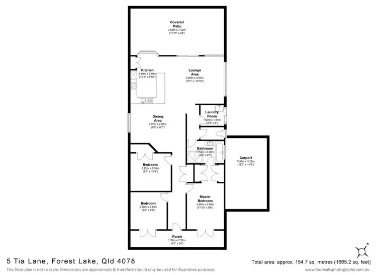 Floorplan of Homely house listing, 5 Tia Lane, Forest Lake QLD 4078