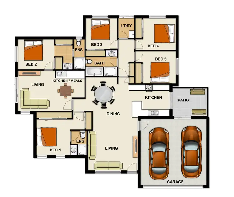Floorplan of Homely house listing, 13 Baxton Place, Shailer Park QLD 4128