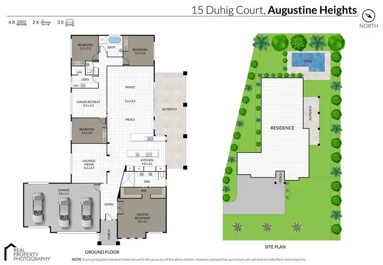 Floorplan of Homely house listing, 15 Duhig Court, Augustine Heights QLD 4300