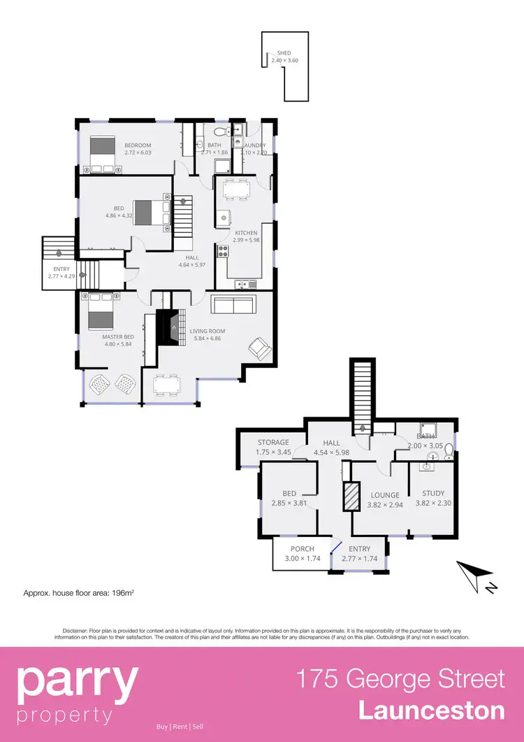 Floorplan of Homely house listing, 175 George Street, Launceston TAS 7250