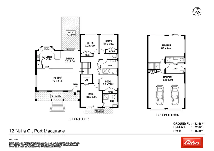 Floorplan of Homely house listing, 12 Nulla Close, Port Macquarie NSW 2444