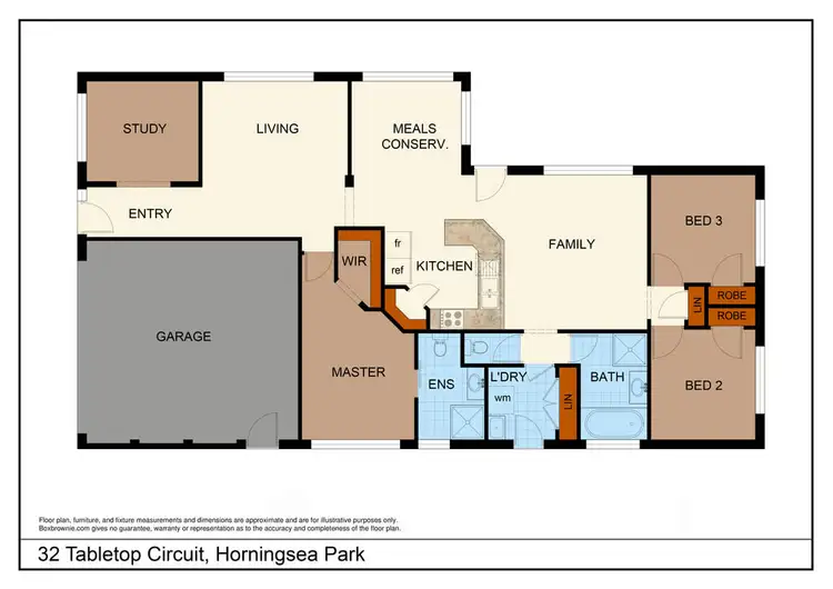 Floorplan of Homely house listing, 32 Tabletop Circuit, Horningsea Park NSW 2171