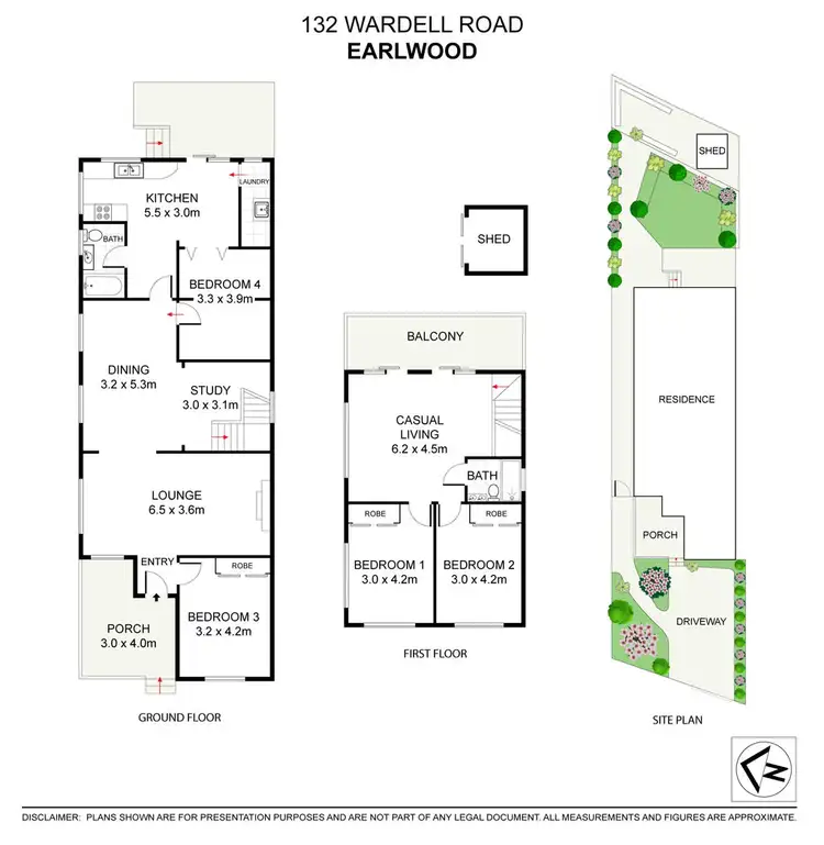 Floorplan of Homely house listing, 132 Wardell Road, Earlwood NSW 2206