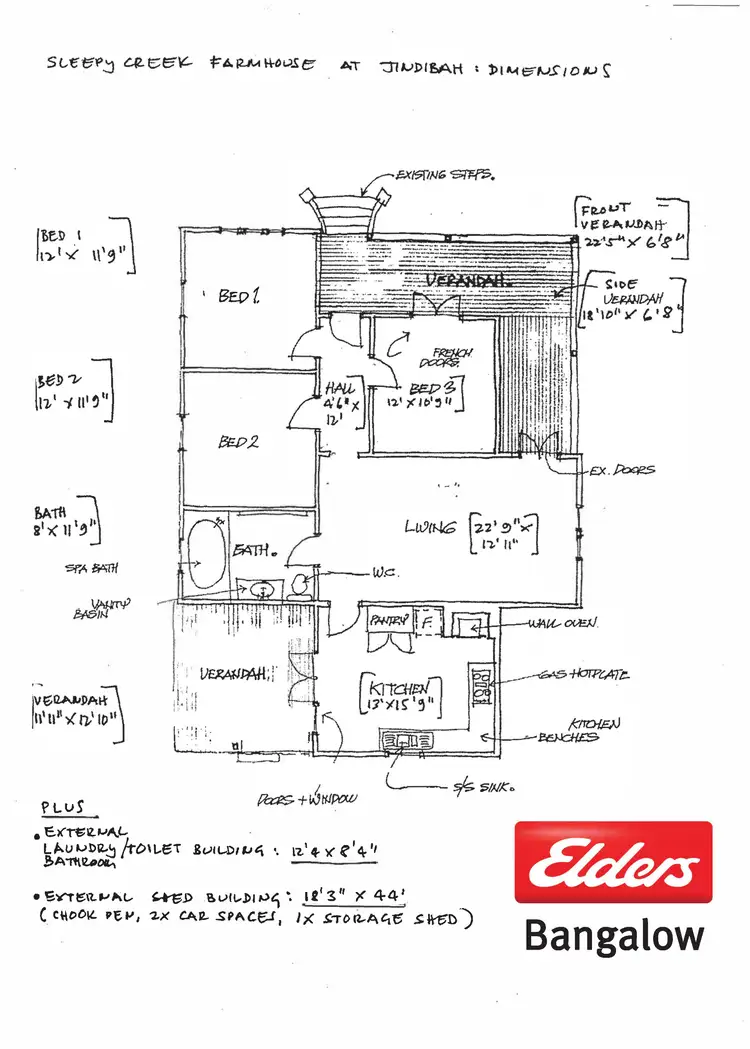 Floorplan of Homely rural property listing, Lot 2 / 174 Fowlers Lane, Bangalow NSW 2479