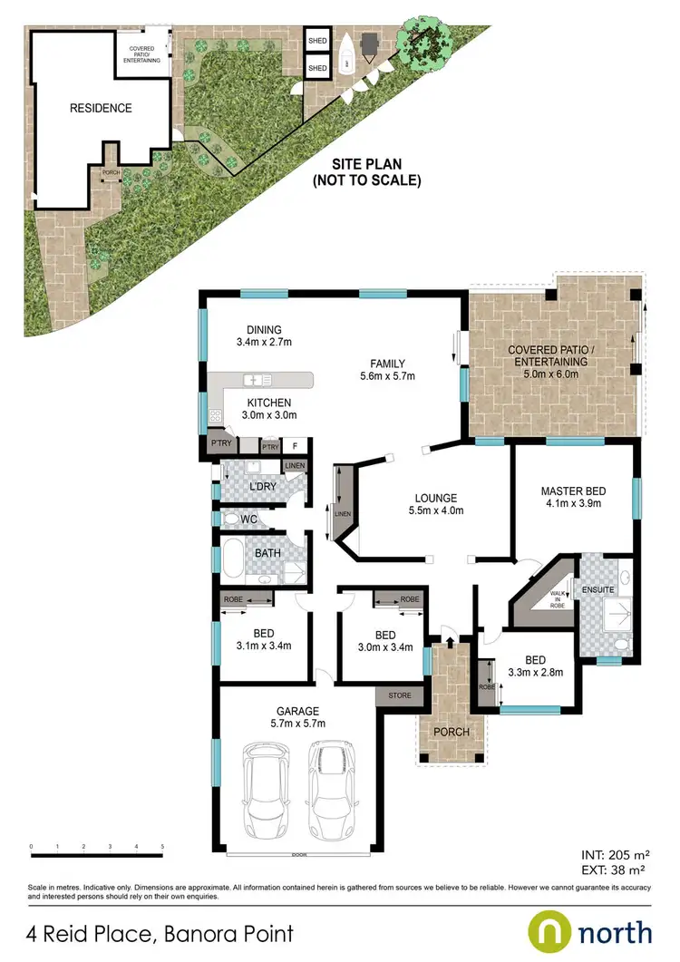 Floorplan of Homely house listing, 4 Reid Place, Banora Point NSW 2486