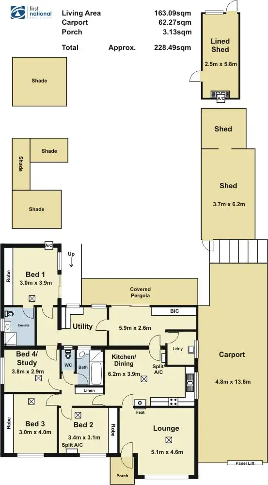 Floorplan of Homely house listing, 53 First Street, Gawler South SA 5118