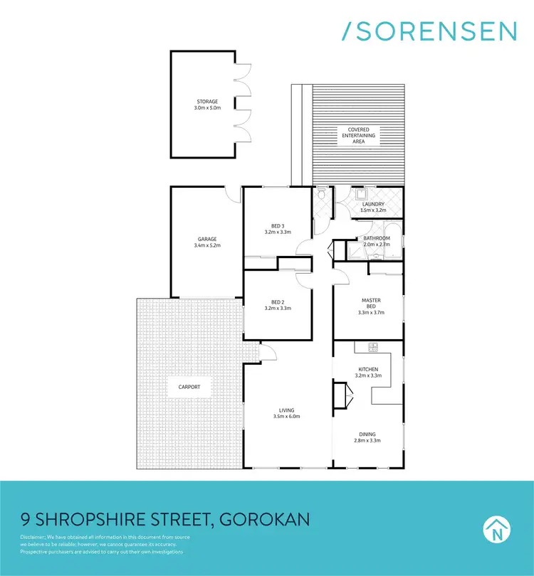 Floorplan of Homely house listing, 9 Shropshire Street, Gorokan NSW 2263