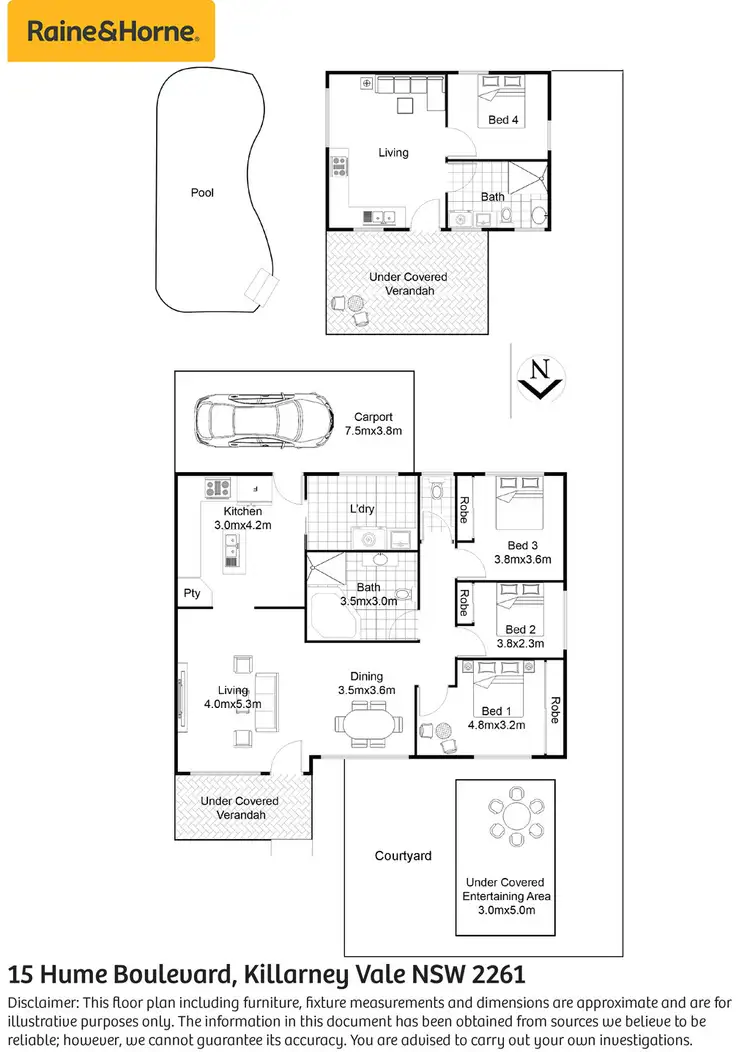 Floorplan of Homely house listing, 15 Hume Boulevard, Killarney Vale NSW 2261