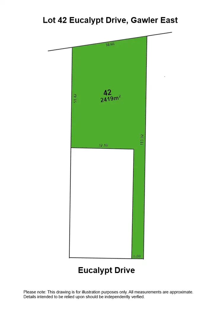 Floorplan of Homely land listing, Lot 42 Eucalypt Drive, Gawler East SA 5118