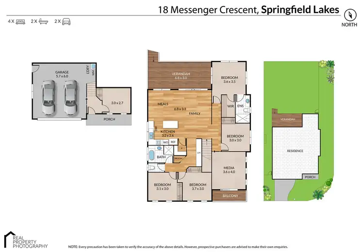 Floorplan of Homely house listing, 18 Messenger Crescent, Springfield Lakes QLD 4300