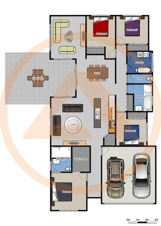 Floorplan of Homely house listing, 20 John Davison Place, Crestmead QLD 4132