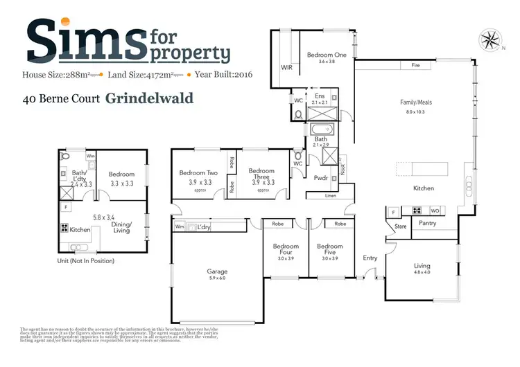 Floorplan of Homely house listing, 40 Berne Court, Grindelwald TAS 7277
