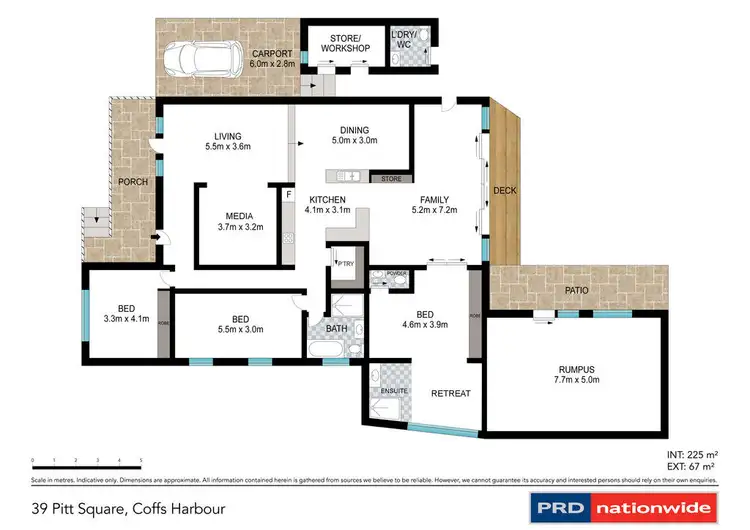 Floorplan of Homely house listing, 39 Pitt Square, Coffs Harbour NSW 2450