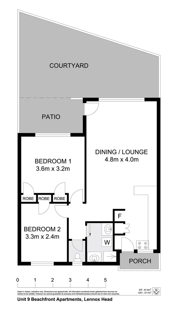Floorplan of Homely apartment listing, 5B/77-83 Ballina Street, Lennox Head NSW 2478