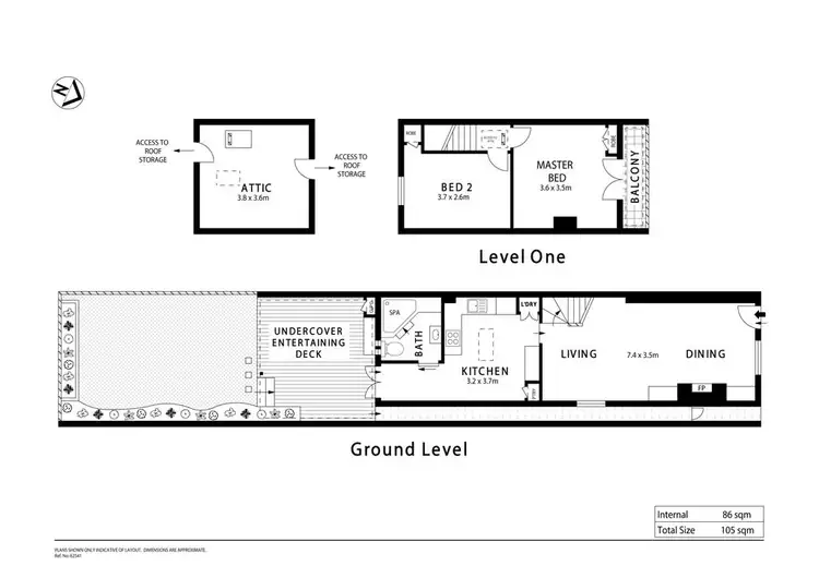 Floorplan of Homely house listing, 35 Briggs Street, Camperdown NSW 2050