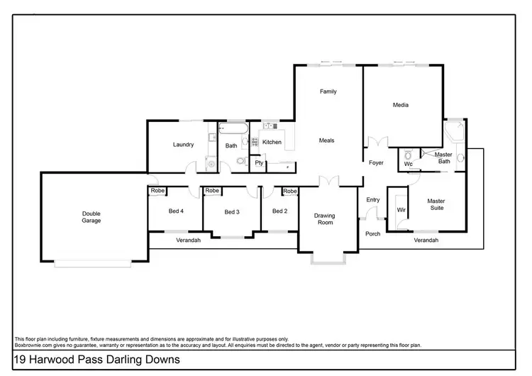 Floorplan of Homely house listing, 19 Harwood Pass, Darling Downs WA 6122