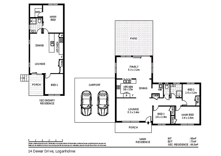 Floorplan of Homely house listing, 14 Dewar Drive, Loganholme QLD 4129