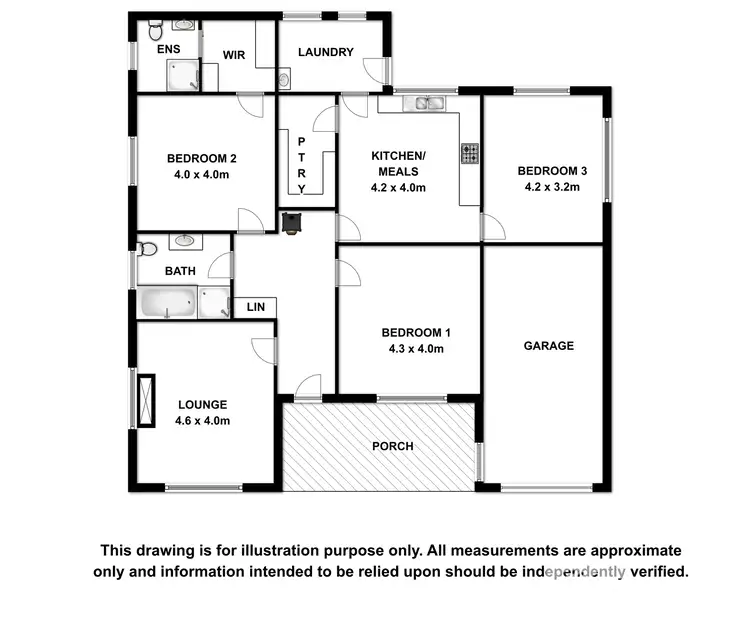 Floorplan of Homely house listing, 60 Wehl Street South, Mount Gambier SA 5290