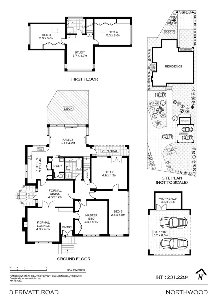 Floorplan of Homely house listing, 3 Private Road, Northwood NSW 2066