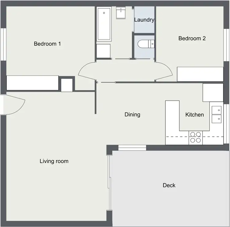 Floorplan of Homely townhouse listing, 15/24 Damala Street, Waramanga ACT 2611