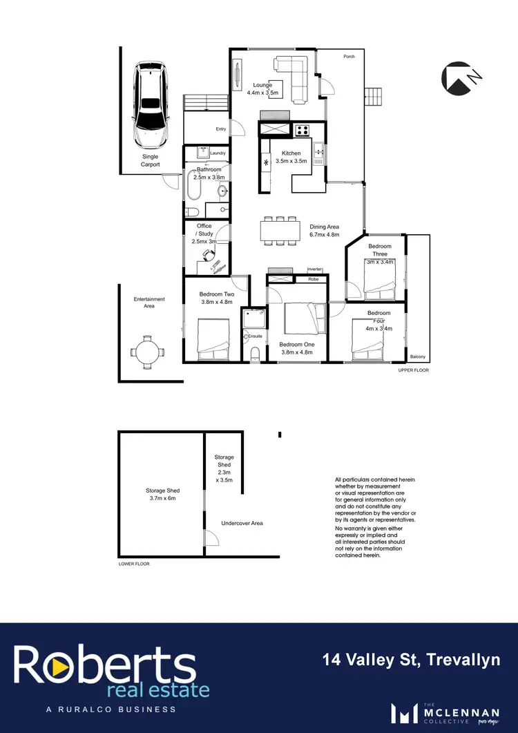 Floorplan of Homely house listing, 14 Valley Street, Trevallyn TAS 7250