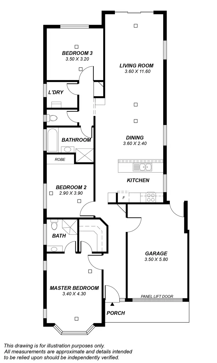 Floorplan of Homely house listing, 1 Juniper Place, Mawson Lakes SA 5095