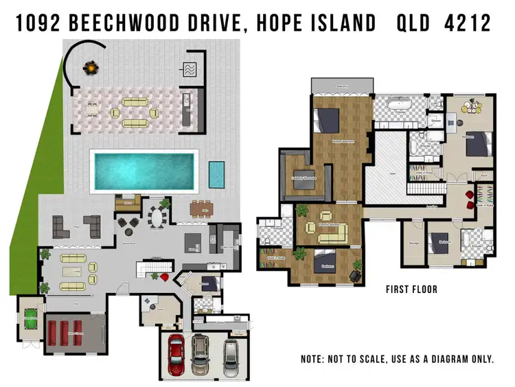 Floorplan of Homely house listing, 1092 Beechwood Drive, Hope Island QLD 4212